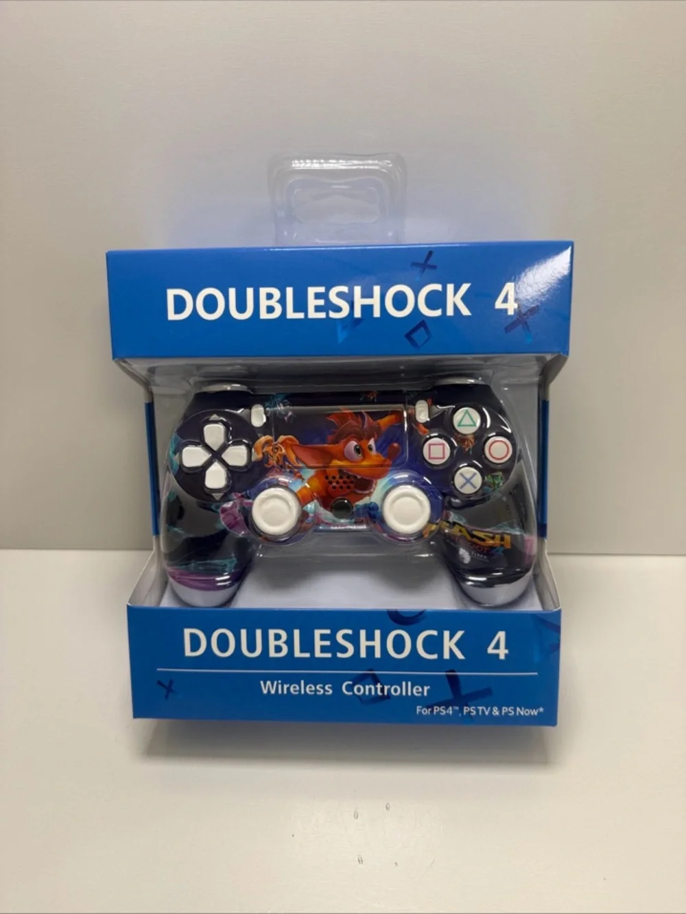 Doubleshock 4 Wireless Controller - Black with Colorful Character Artwork